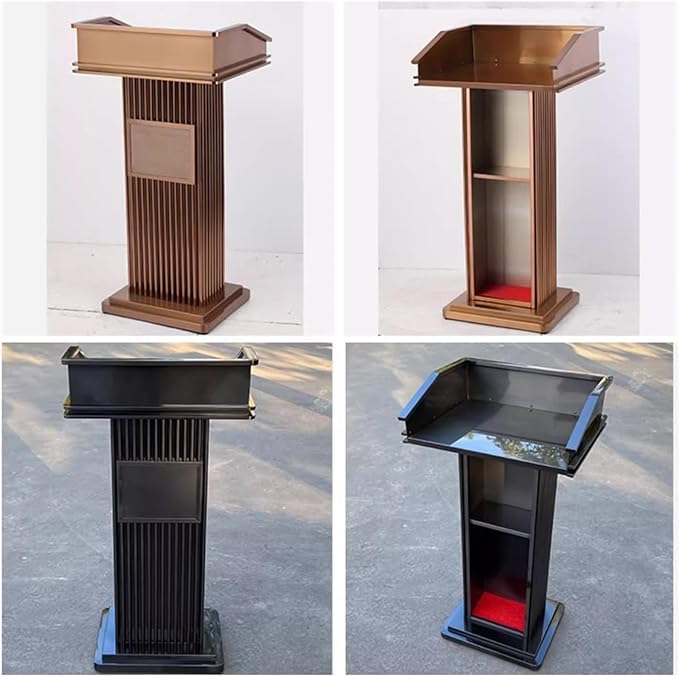 High End Wooden podium with Mic holder For | School | Presentation | Seminar | Office | Church Office