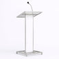 Heavy Duty Steel Podium with Mic Holder For Church | School | Seminar | SPEECHES (Black,Red,White) Office by OEM 2yrs warranty