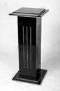Multipurpose Black Wooden podium with Mic For | School | Presentation | Seminar | Office | Church Office
