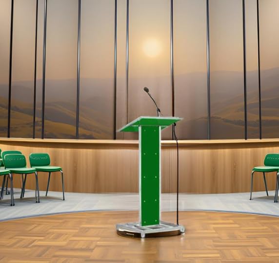 Heavy Duty Steel Podium with Mic Holder For Church | School | Seminar | SPEECHES