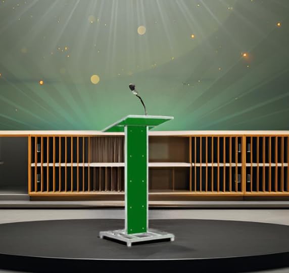Heavy Duty Steel Podium with Mic Holder For Church | School | Seminar | SPEECHES