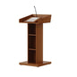Rose Wooden Podium Lectern with Teak Finish (Lecture Stand) for Office, Church & School,colleges, and universities and public events