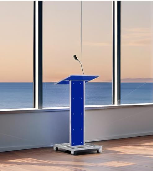 Heavy Duty Steel Podium with Mic Holder For Church | School | Seminar | SPEECHES
