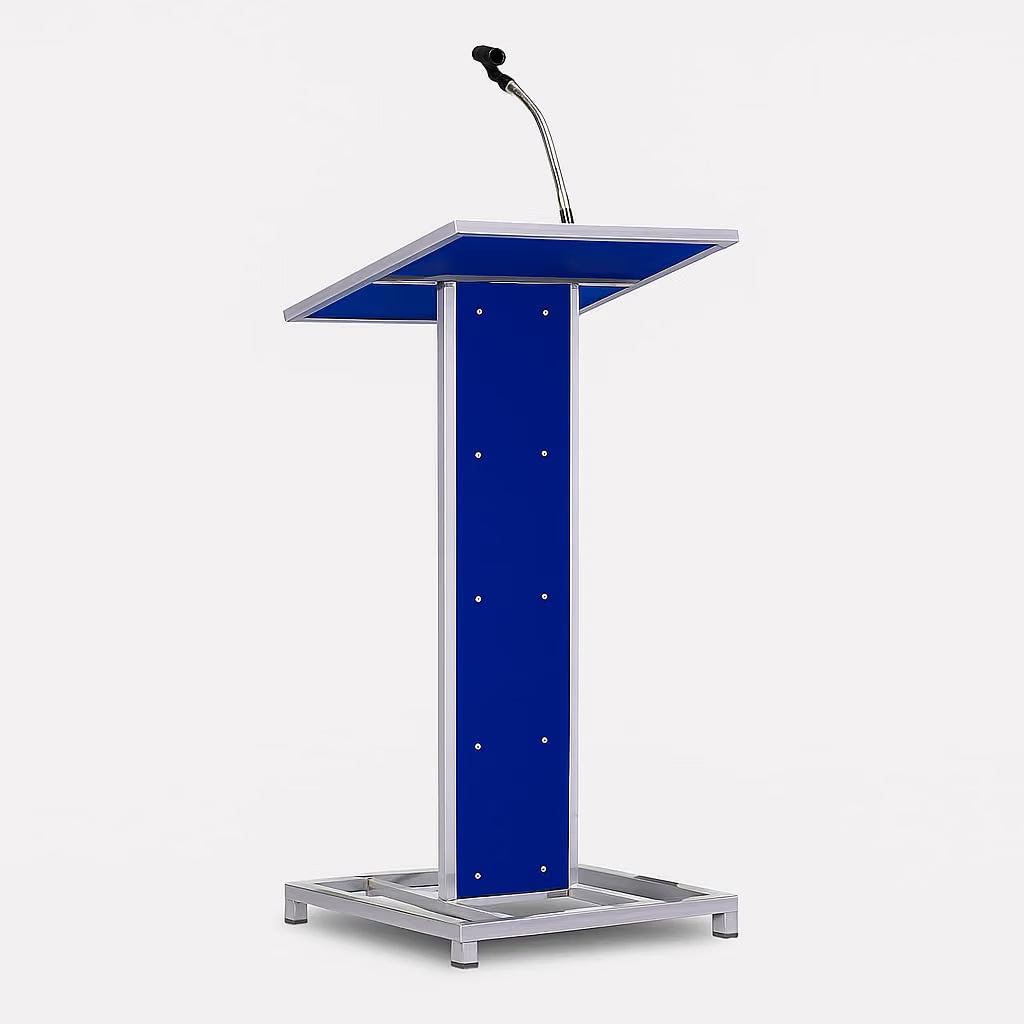 Heavy Duty Steel Podium with Mic Holder For Church | School | Seminar | SPEECHES