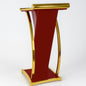 Heavy-Duty Teakwood Podium with Built-in Mic Holder | Heavy Triple Teak Wood