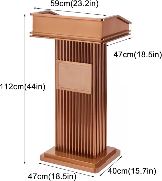 High End Wooden podium with Mic holder For | School | Presentation | Seminar | Office | Church Office