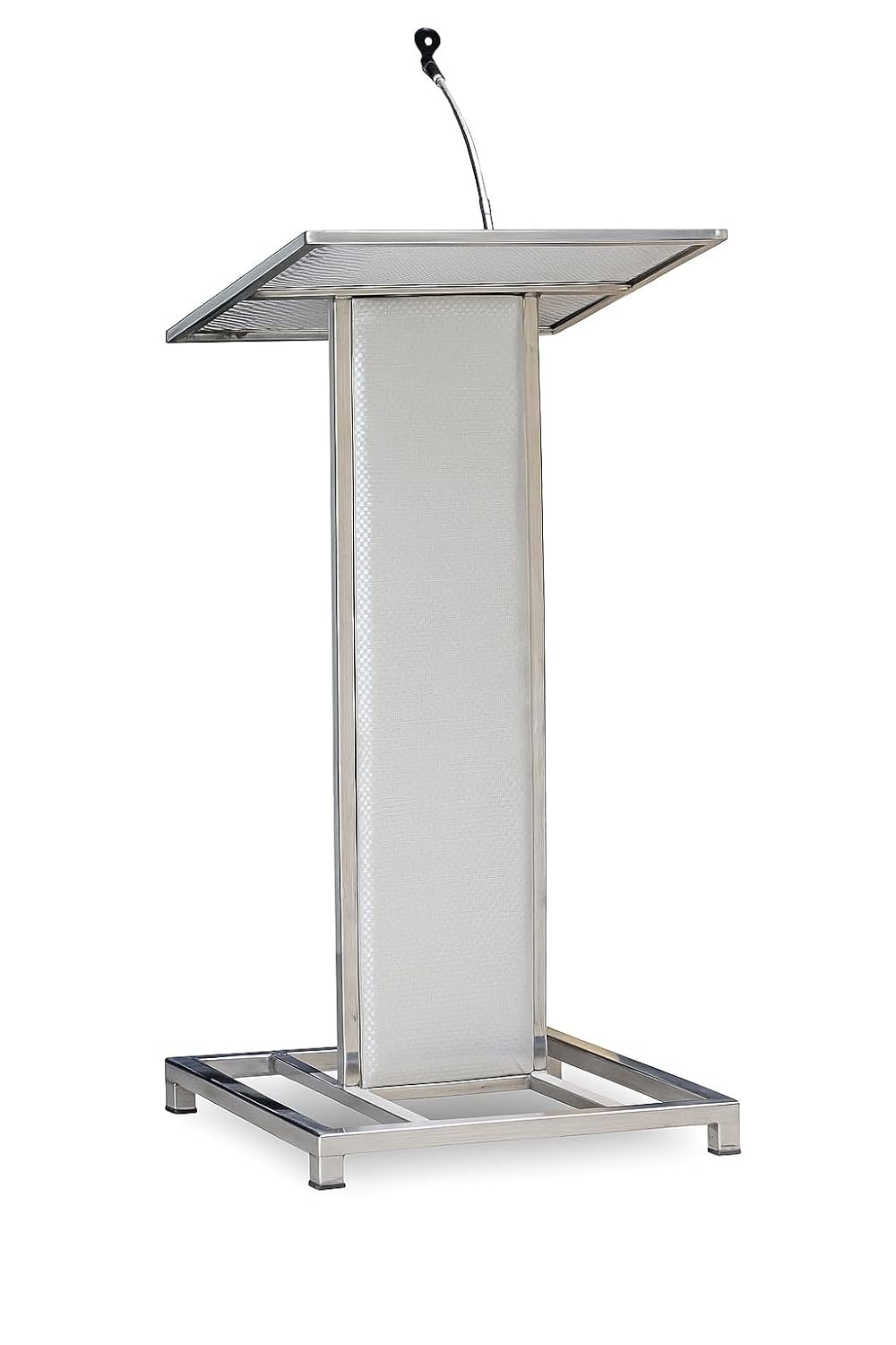 CCNOS 4FT Heavy Duty Steel Podium with Mic Holder For Church | School | Seminar | SPEECHES Office by OEM 2yrs warranty