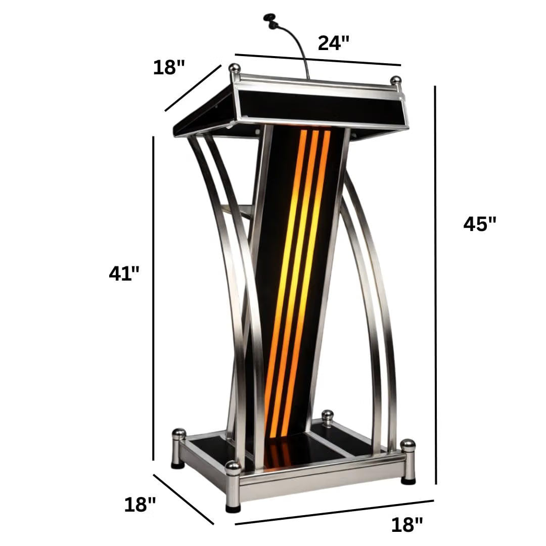 Steel Conference Podium for Office, Church & School,colleges, and universities and public events