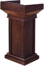 Historical Teak Wooden Podium stand with Mic for Office, School,colleges Universities and public events Office