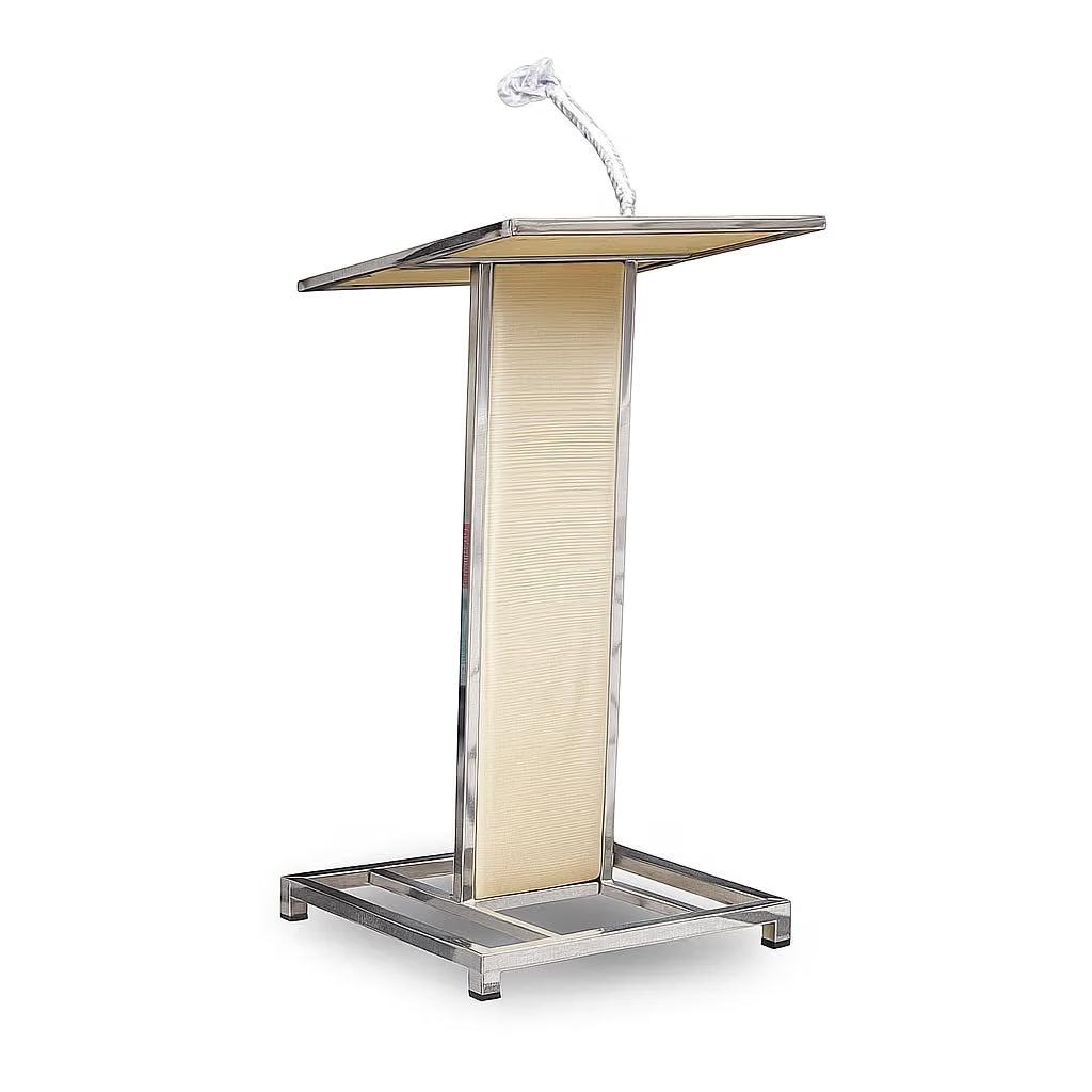 Heavy Duty Steel Podium with Mic Holder For Church | School | Seminar | SPEECHES