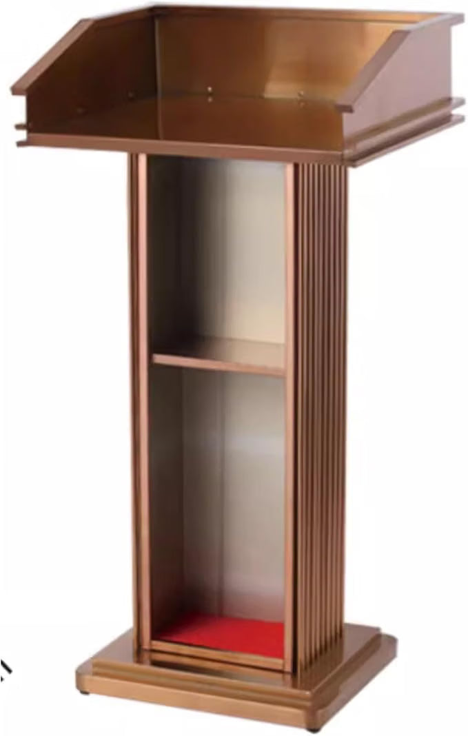 High End Wooden podium with Mic holder For | School | Presentation | Seminar | Office | Church Office