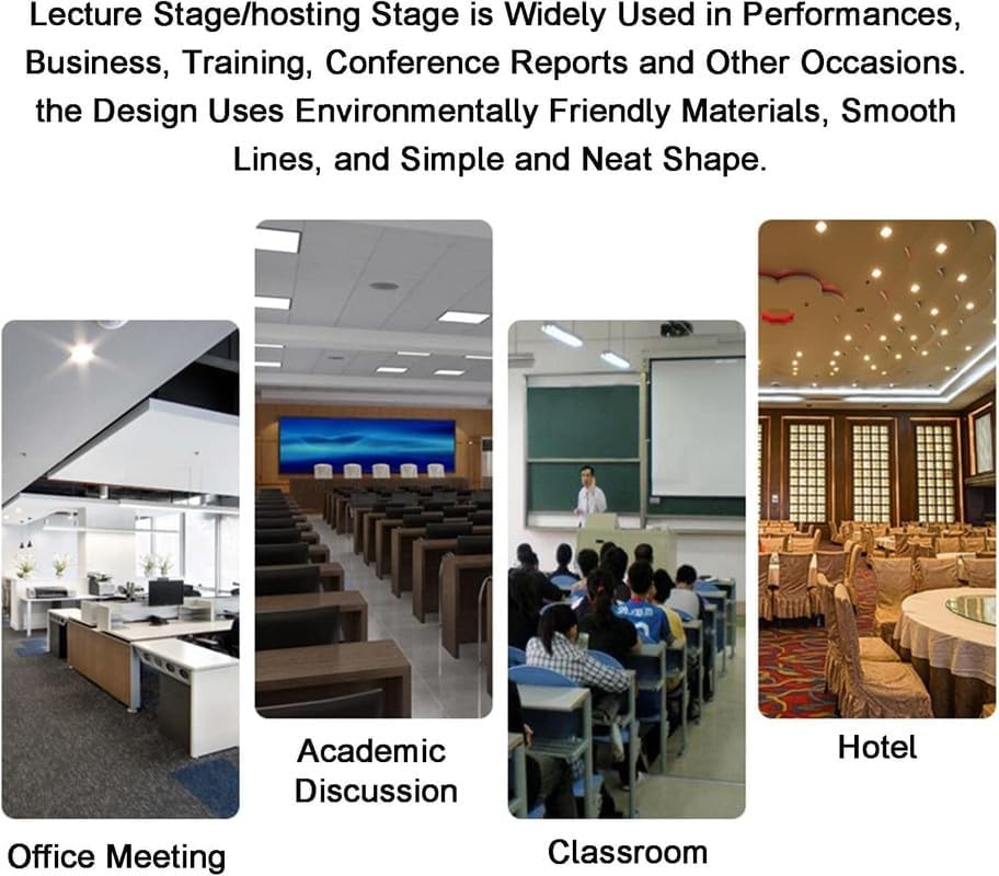 Heavy Duty Steel Podium with Mic Holder For Church | School | Seminar | SPEECHES