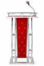 CCNOS Premium Stainless Steel Podium Stand with Flexible Microphone Holder | Modern Lecture & Church Lectern | Rust Resistant | Heavy Duty | Ideal for Church, School, Office & Conference Hall