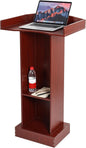 Teak Wood Podium Stand for Lectern Presentation Church Classroom, Podium for Lecture, Wedding Speech